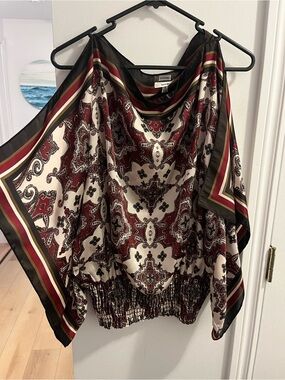 SOPHIE MAX | Satin Tunic Top